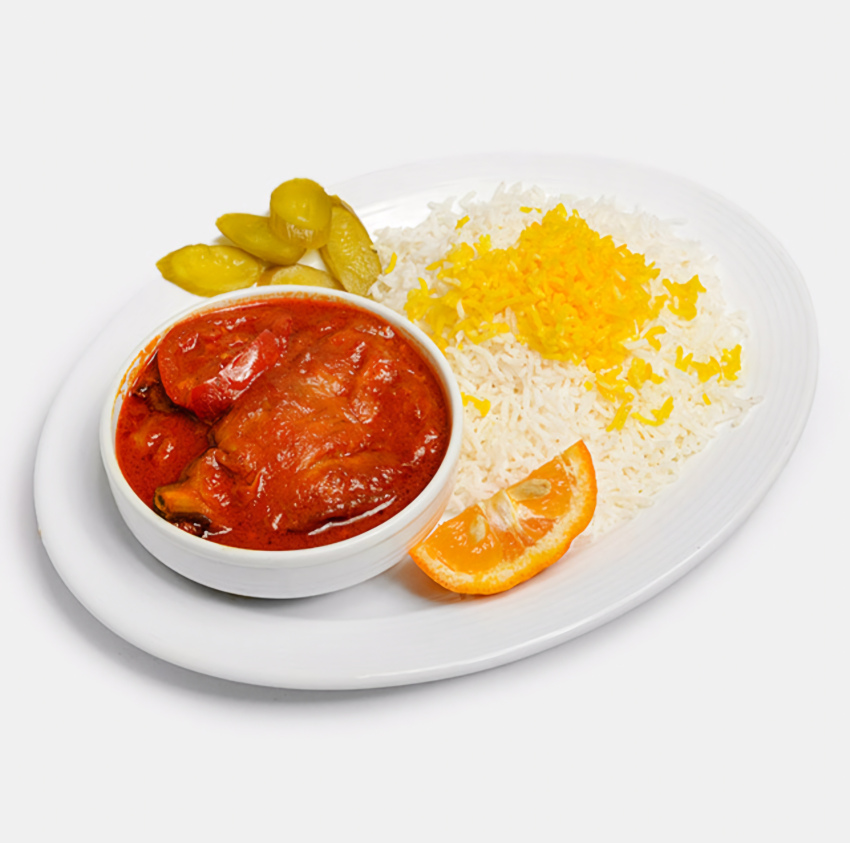  عکس چلو خورشت بادمجان(هندي)