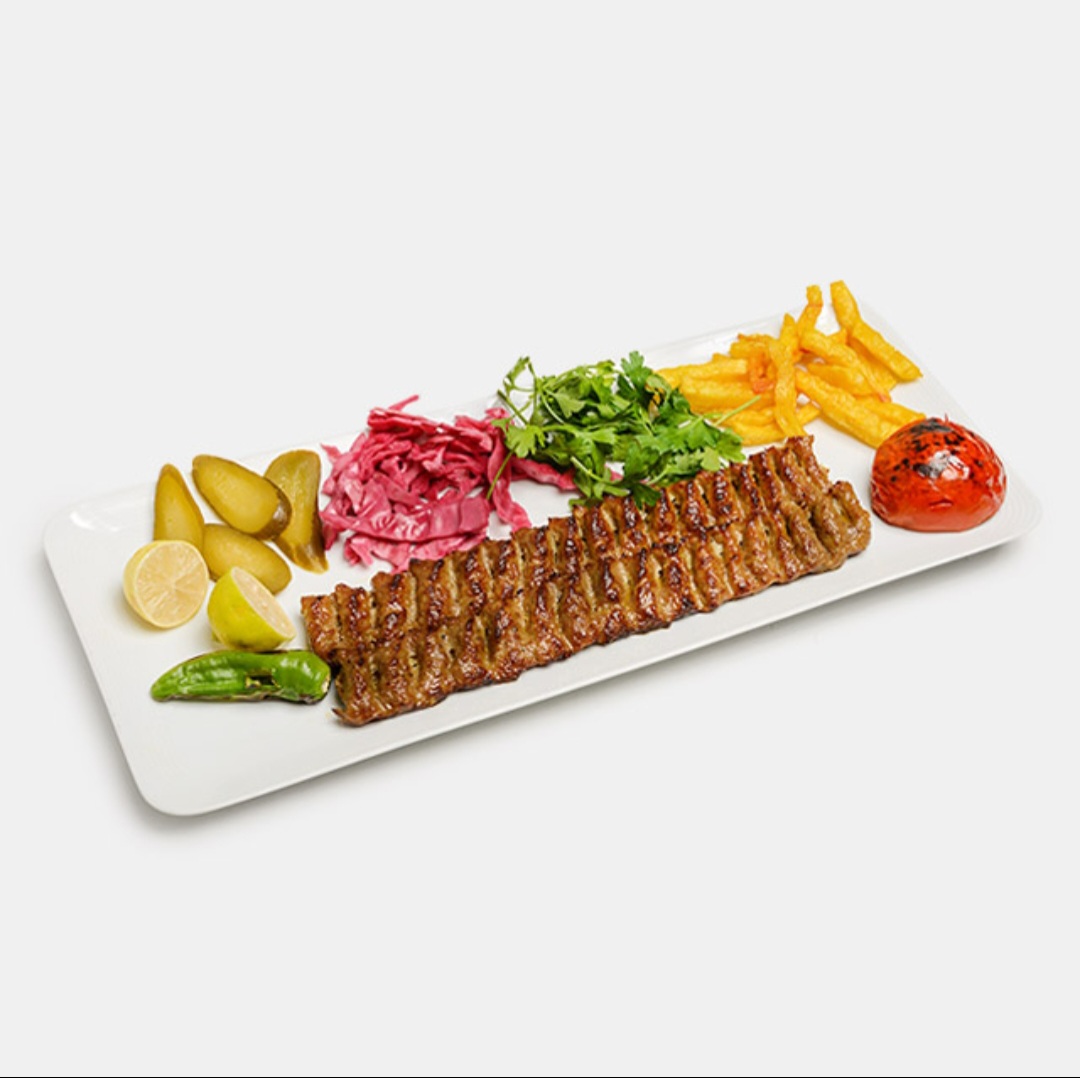  عکس خوراک کوبيده 140 گرمي(2سيخ)